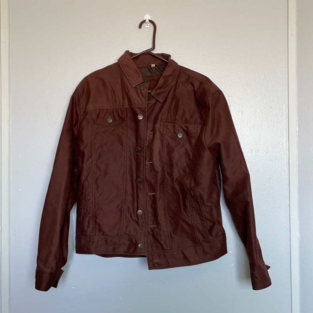 Dark Brown Vintage Denim Jacket